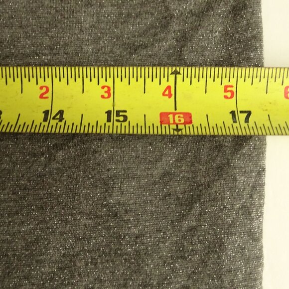 Old Navy Gray Silver Metallic Tank Top Women Size L Party Casual Stretch Fitted - Picture 7 of 8